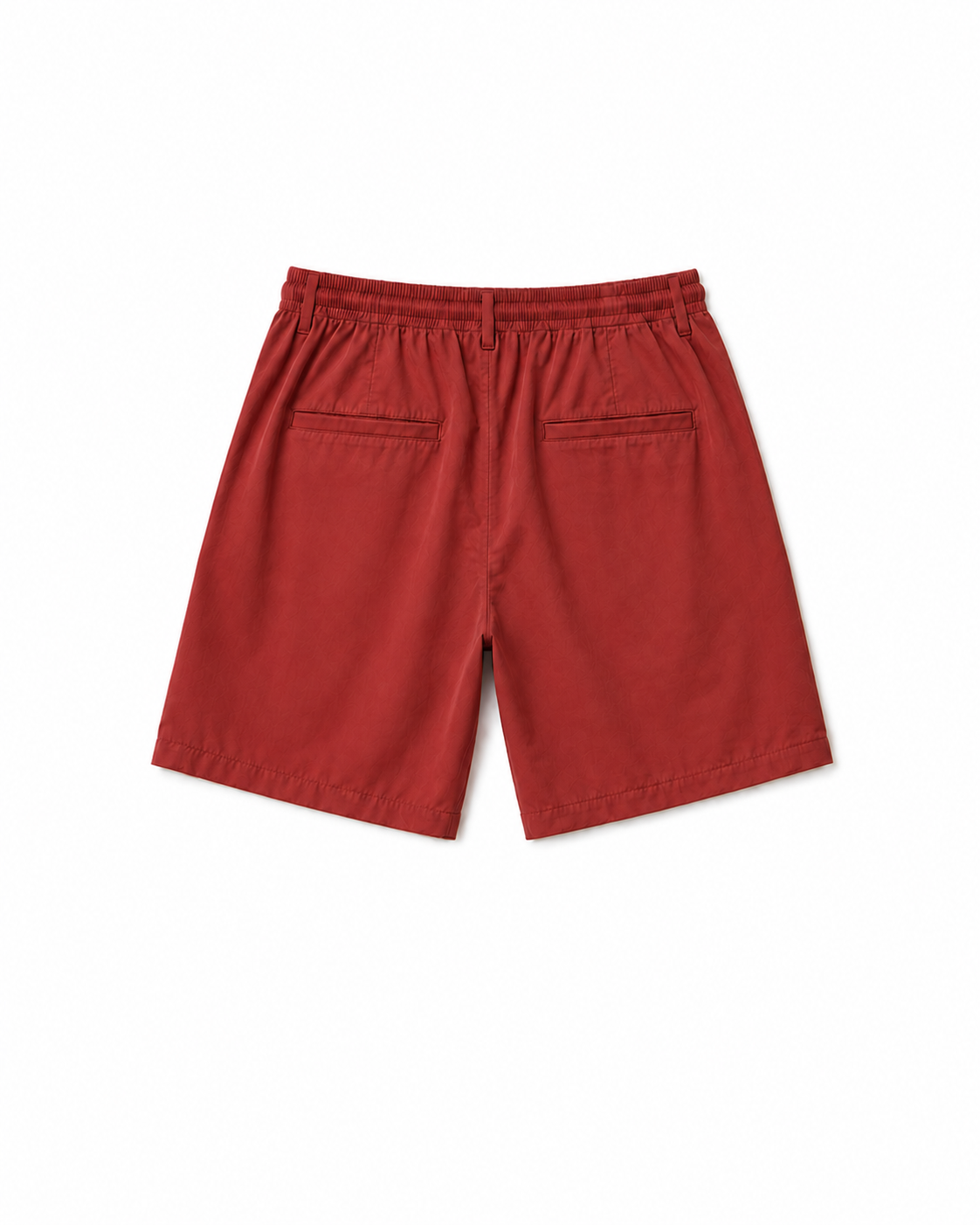 Elastic Waist Short ( red )