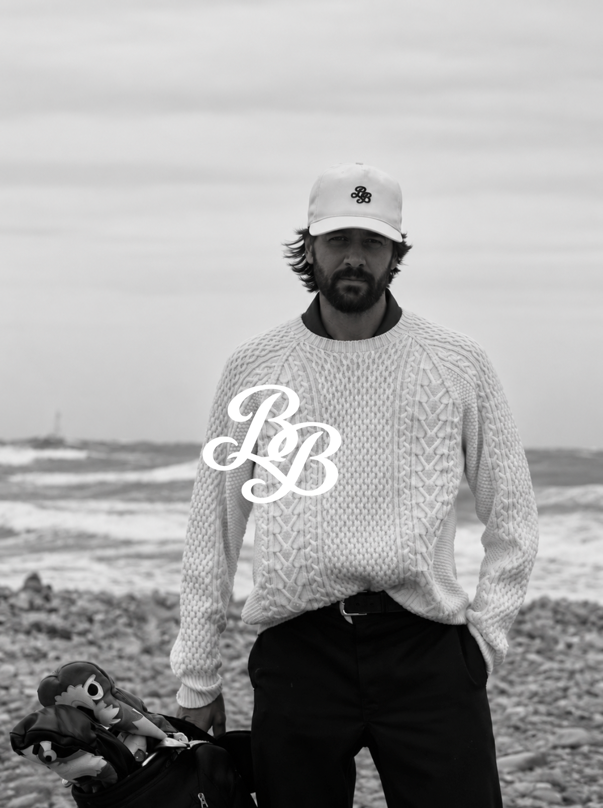 BB Fisherman Sweater ( navy )
