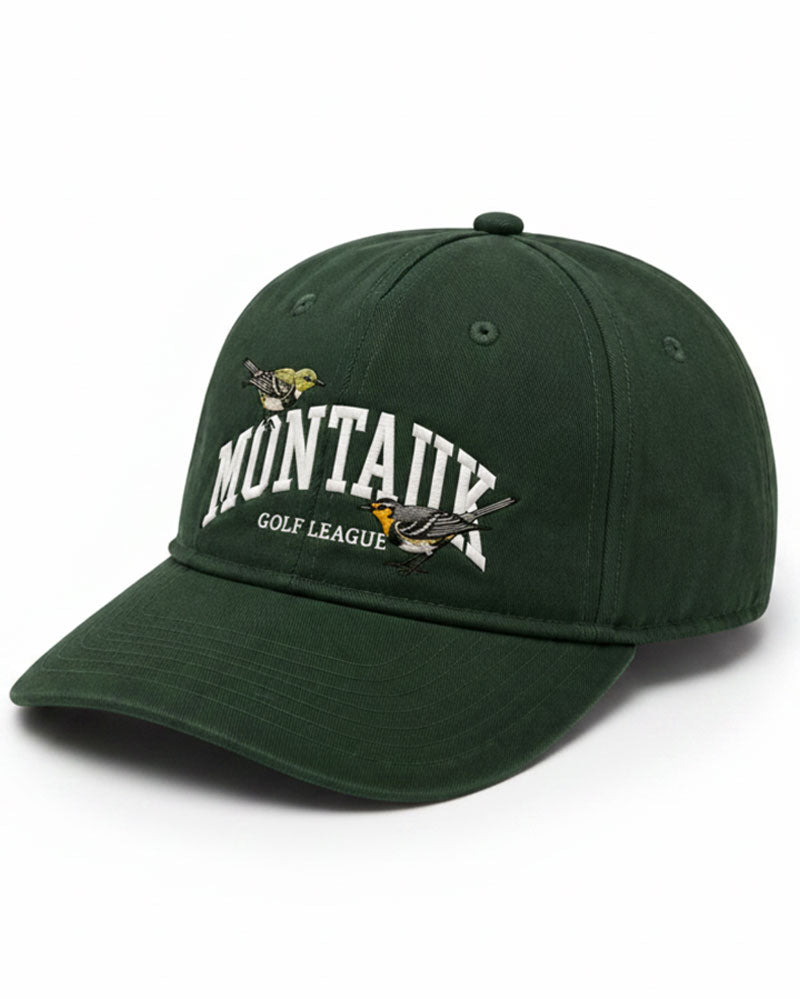 Montauk Golf League Snapback ( dark green )
