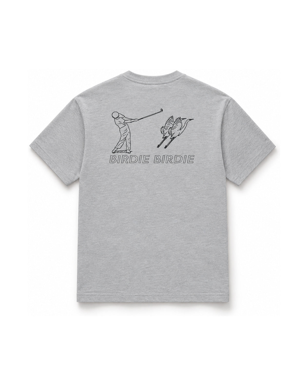 BB Swing Logo Tee ( heather grey )