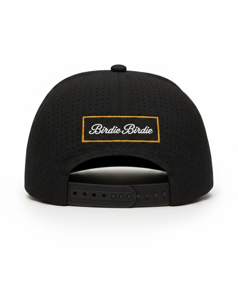 Vent Tech Players Hat ( black- blackburnian warbler )