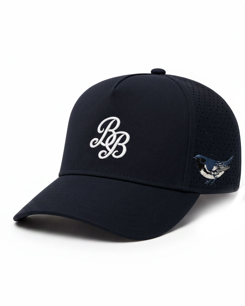 Vent Tech Players Hat ( navy- black throated blue warbler )