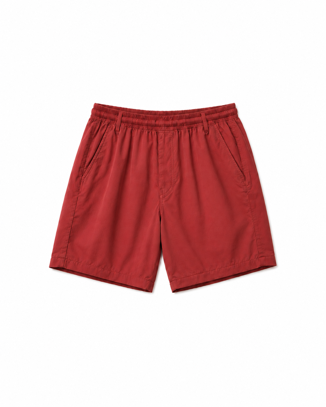 Elastic Waist Short ( red )