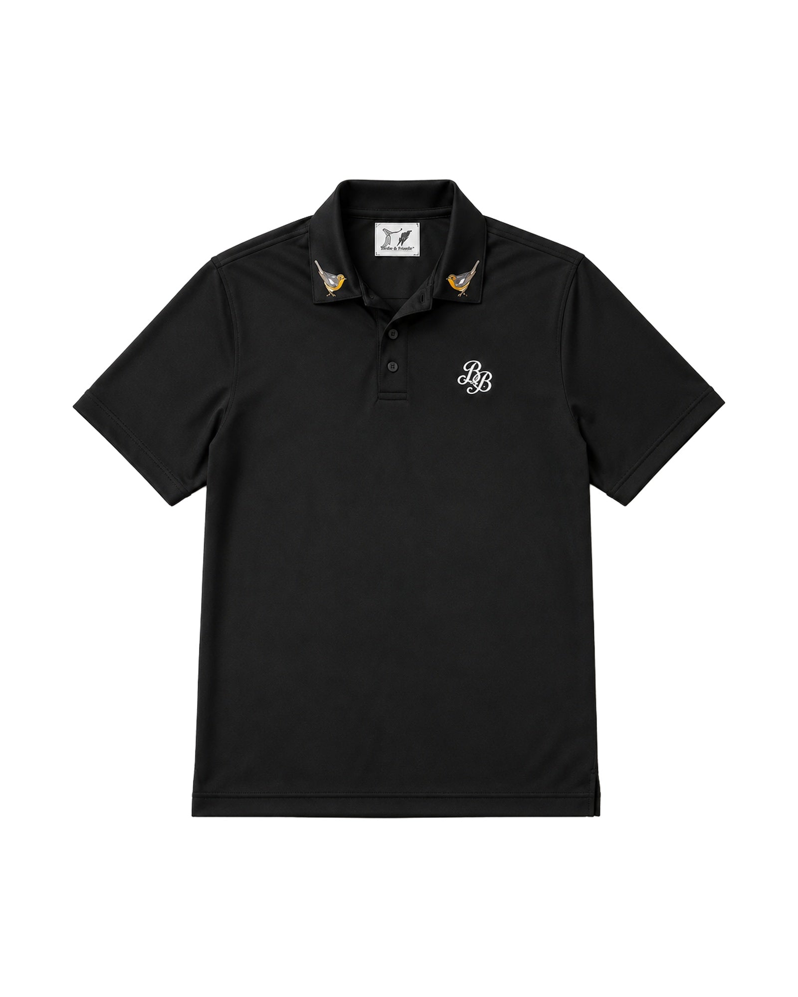 BB Players Polo ( black- blackburnian warbler )