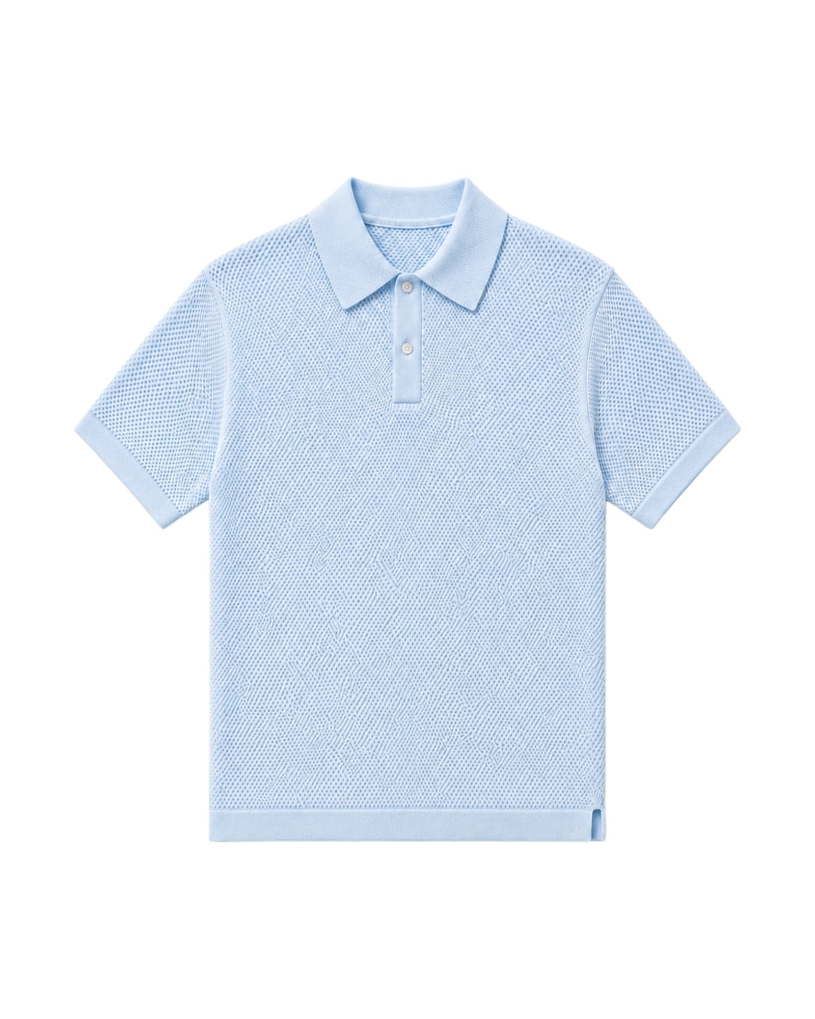 Summer Sail Mesh Polo ( ocean sky )