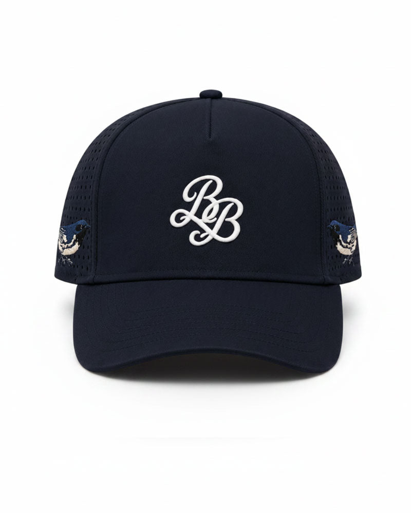 Vent Tech Players Hat ( navy- black throated blue warbler )