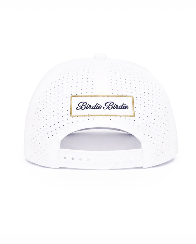 Vent Tech Players Hat ( white- black throated green warbler )