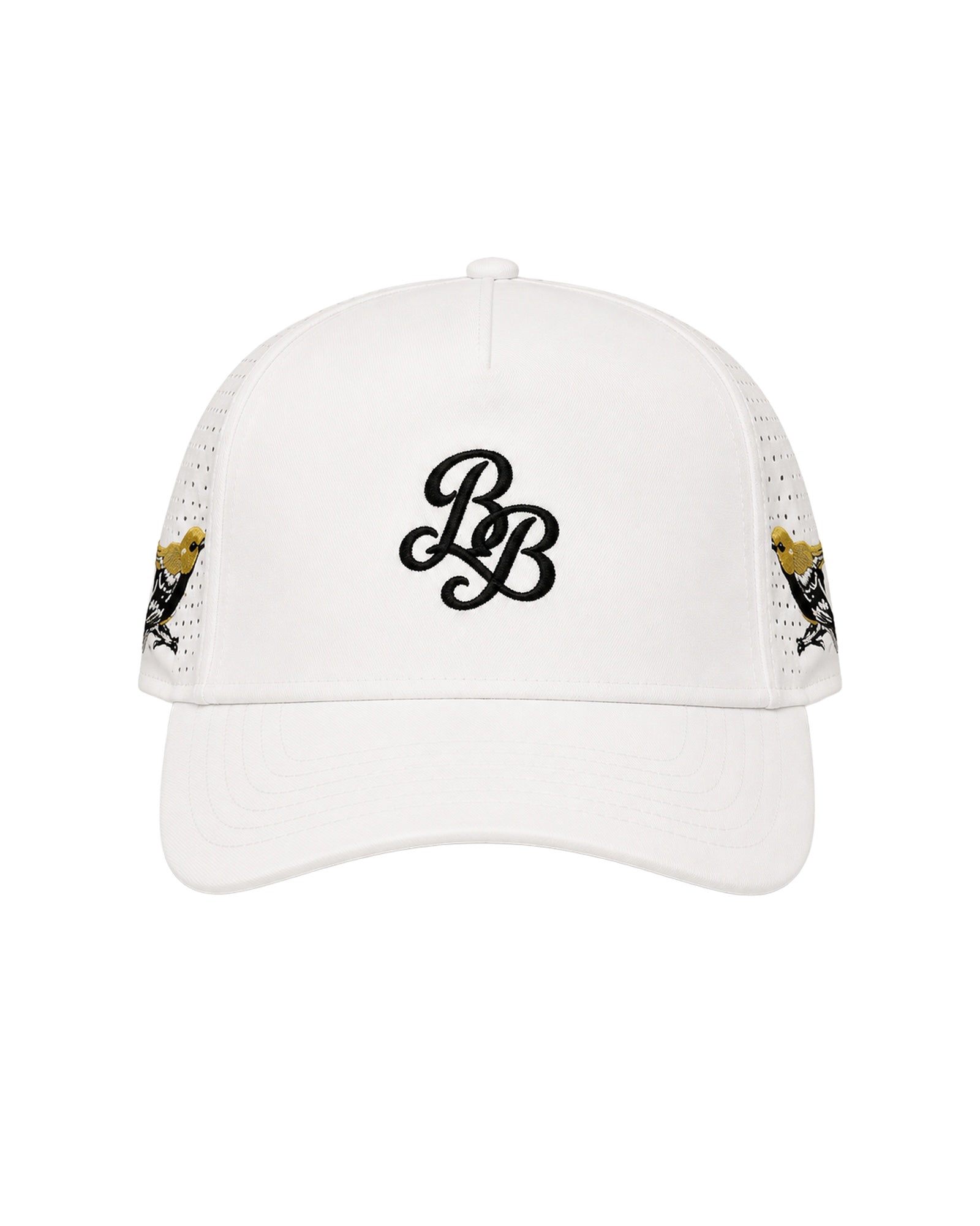 Vent Tech Players Hat ( white- black throated green warbler )